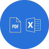 時系列で PDF レポートエクセル集計が可能
