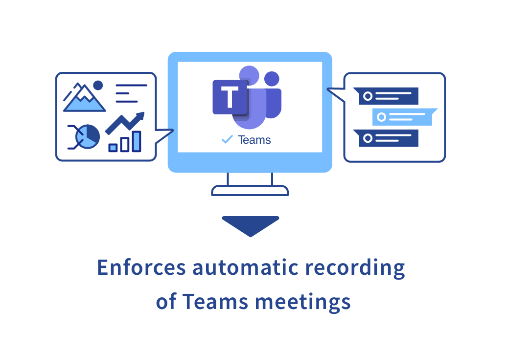 Image of Enforced recording and logging of Microsoft Teams meetings and 1-on-1 calls.